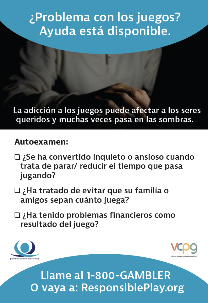 Gambling Flyer - Spanish